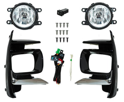 FARO DE NIEBLA TOYOTA SIENNA 2018-2020 C / PARRILLA FILO CROM JGO 352 TYG
