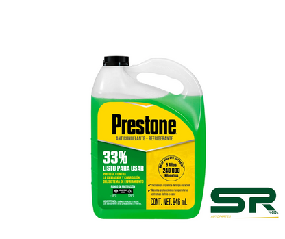 ANTICONGELANTE AFC VERDE 33% 946ML PRESTONE