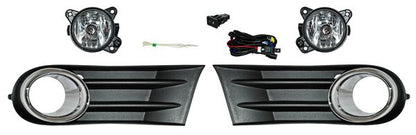 FARO DE NIEBLA VOLKSWAGEN GOL 2008-2012 / SAVEIRO 2010-2013 C / PARRILLA FILO CROM JGO 352 580.06 TYG